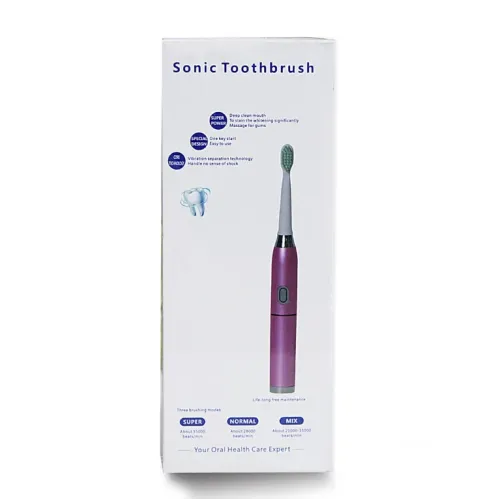 Электрическая зубная щетка Sonic Toothbrush expert 3 режима чистки Фиолетовая - фото 2
