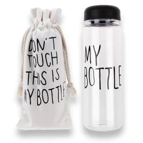 Бутылка для воды My bottle: объем 500 мл + чехол - фото 7