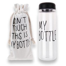 Бутылка для воды My bottle: объем 500 мл + чехол