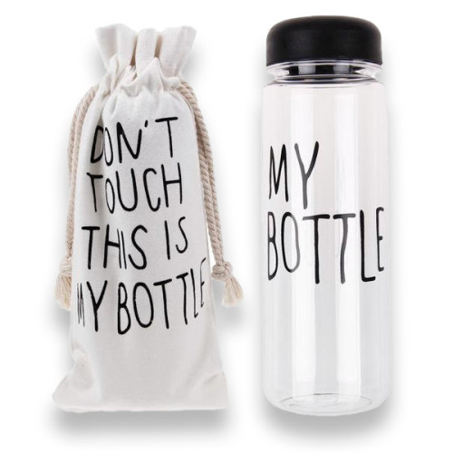 Пляшка для води My bottle: об'єм 500 мл + чохол
