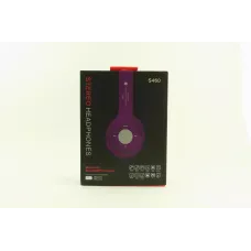 Навушники безпровідні bluetooth S460 фіолетові