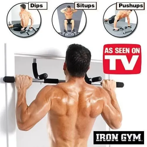 Тренажер-турник Iron Gym Айрон Джим турник и брусья в дверной проём - фото 3