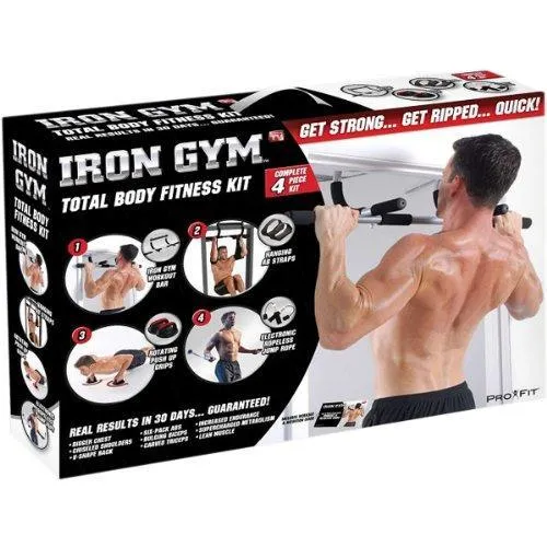 Тренажер-турник Iron Gym Айрон Джим турник и брусья в дверной проём - фото 4
