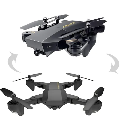 Складной квадрокоптер Drone S9 PHANTOM Pro с WiFi и HD-камерой 720P, черный - фото 17