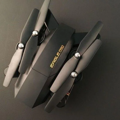 Складаний квадрокоптер Drone S9 PHANTOM Pro з WiFi і HD-камерою 720P, чорний - фото 2
