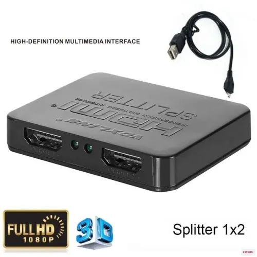 HDMI на 2 HDMI сплиттер, разветвитель, коммутатор - фото 2