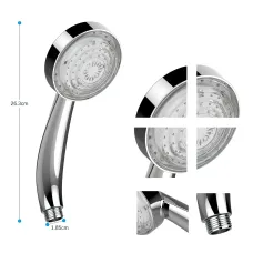 Насадка лейка для душа LED SHOWER с подсветкой, 7 цветов, без батареек, 9 л/мин