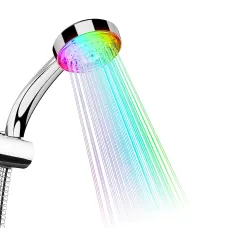 Насадка-лійка для душу LED SHOWER з підсвіткою, 7 кольорів, без батарейок, 9 л/хв