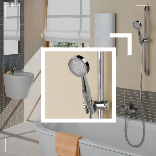 Насадка лейка для душа LED SHOWER с подсветкой, 7 цветов, без батареек, 9 л/мин - фото 2