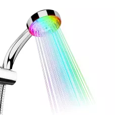 Насадка-лійка для душу LED SHOWER з підсвіткою, 7 кольорів, без батарейок, 9 л/хв