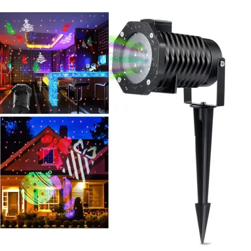 Вуличний проектор Star shower Outdoor Motion Малюнки+ Лазер металевий корпус