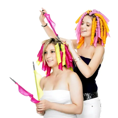 Бігуді Hair Wavz (подовжені) - м'які спіральні локони без шкоди, 16 шт. (55 см + 35 см) + гачок - фото 5