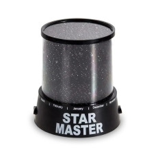 Детский ночник-проектор звездного неба Star Master, 3 режима работы, черный