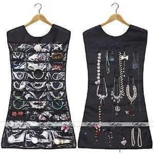 Двусторонний органайзер для хранения украшений Hanging Jewelry Organizer