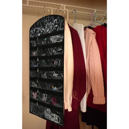 Двусторонний органайзер для хранения украшений Hanging Jewelry Organizer - фото 3
