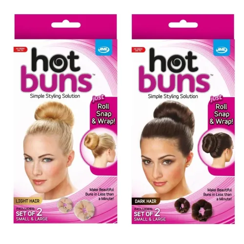 Валики для волосся Hot Buns Хот Банс - для об'ємних зачісок - фото 4