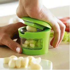 Подрібнювач для часнику часникодавка Kitchen&Home Garlic Chopper 2 насадки