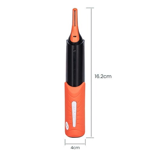 Триммер Micro Touch X-TRIM, 4 насадки, для носа, ушей, бороды, от батарейки ААА