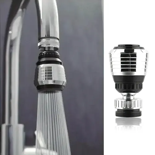 Насадка-аэратор на кран Water Saver для экономии воды до 60%, с вращением на 360 градусов