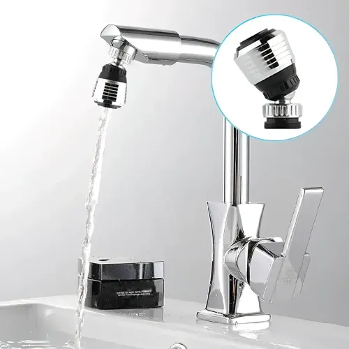 Насадка-аератор на кран Water Saver для економії води до 60%, з обертанням на 360 градусів - фото 2