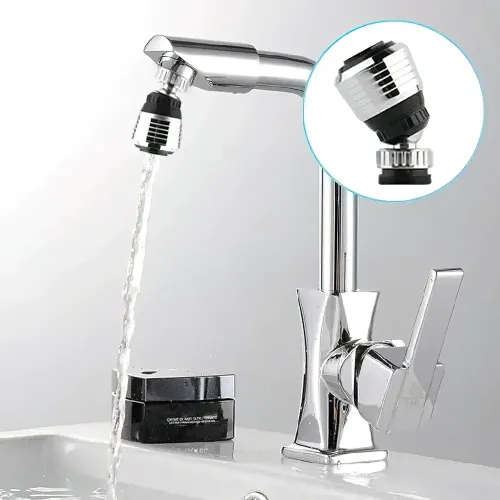 Насадка-аэратор на кран Water Saver для экономии воды до 60%, с вращением на 360 градусов - фото 2
