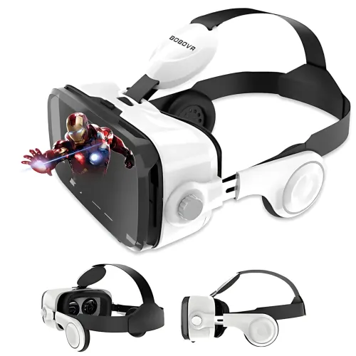 Шлем виртуальной реальности BOBO VR Z4 c наушниками, VR очки, белый