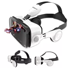 Шолом віртуальної реальності BOBO VR Z4 c навушниками, VR окуляри, білий