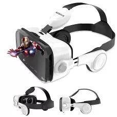 Шолом віртуальної реальності BOBO VR Z4 c навушниками, VR окуляри, білий