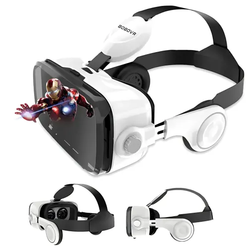 Шлем виртуальной реальности BOBO VR Z4 c наушниками, VR очки, белый