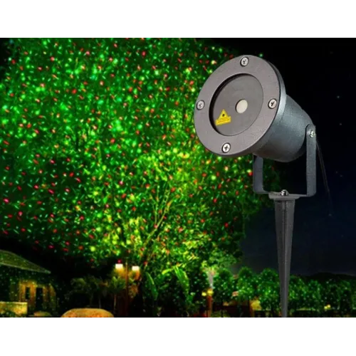 Уличный проектор с пультом Star Shower light laser металлический корпус - фото 6