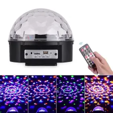 Диско-шар Magic Ball Light з плеєром, mp3, USB, 6 кольорів, з пультом ДК, 20 Вт