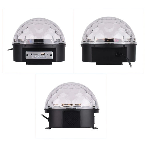 Диско-шар Magic Ball Light з плеєром, mp3, USB, 6 кольорів, з пультом ДК, 20 Вт - фото 2