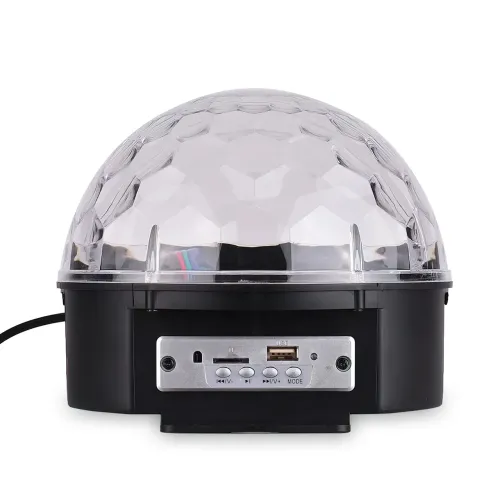 Диско-шар Magic Ball Light з плеєром, mp3, USB, 6 кольорів, з пультом ДК, 20 Вт - фото 3