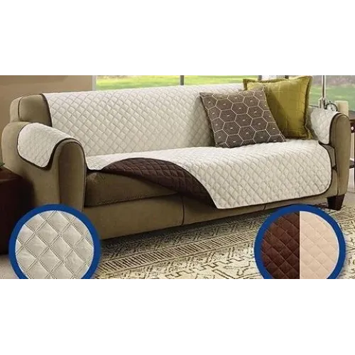 Покрывало на диван двустороннее Couch Coat, накидка двух цветов - фото 3