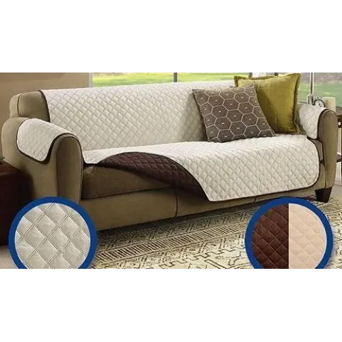 Покрывало на диван двустороннее Couch Coat, накидка двух цветов - фото 3