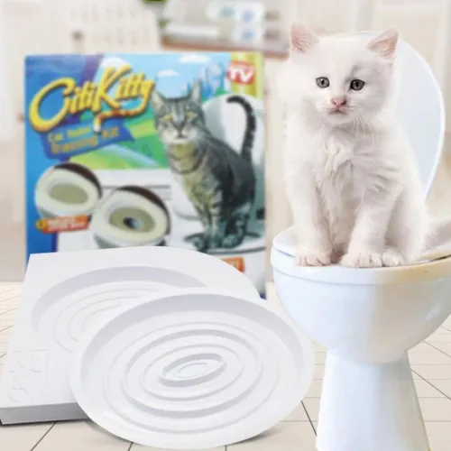 Набор для приучения кошек к туалету CitiKitty Cat Toilet Training Kit - накладки на унитаз - фото 10