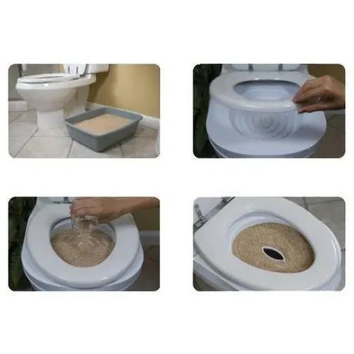 Набор для приучения кошек к туалету CitiKitty Cat Toilet Training Kit - накладки на унитаз - фото 15