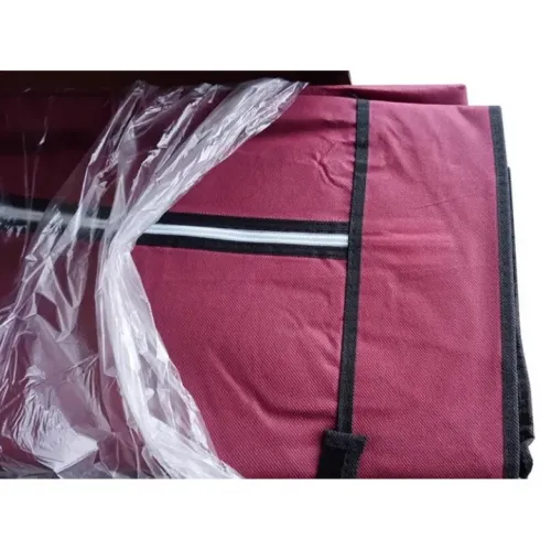 Шафа тканинний HCX на 3 секції 88130 bordo 130х45х175 см - фото 6