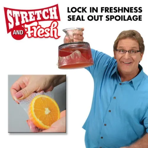 Набор силиконовых пленок для хранения продуктов Stretch and Fresh - фото 3