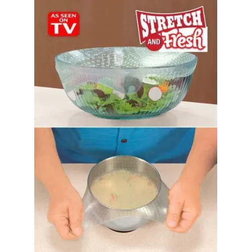 Набір силіконових плівок для зберігання продуктів Stretch and Fresh - фото 2