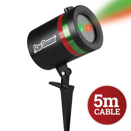 Уличный проектор звезд Star Shower Laser Light. Уличный проектор Стар шовер - фото 4