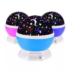 Обертовий нічник-проектор зоряне небо 3D Star master big, різні кольори