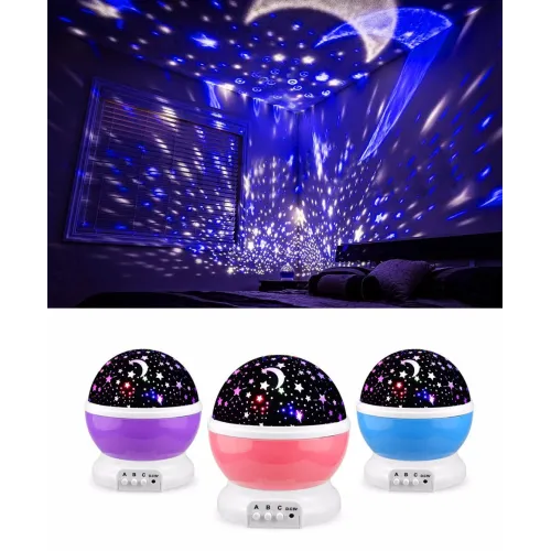 Проектор зоряне небо, що обертається 3D Star master big  нічник. Проектор зоряного неба Старий майстер - фото 3