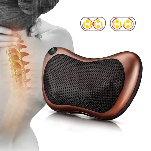 Массажер Massage Рillow 8028, 20 Вт, автомобильная массажная подушку, управление в одно касание