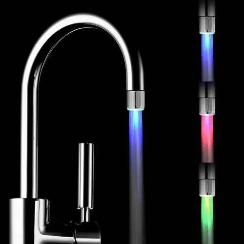 Насадка підсвічування для крана GLOW WOTER 748, насадка з підсвічуванням, що світиться насадка, світлодіодна - фото 7