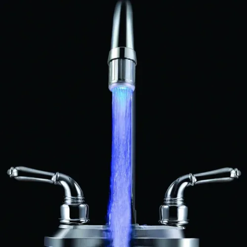 Насадка підсвічування для крана GLOW WOTER 748, насадка з підсвічуванням, що світиться насадка, світлодіодна - фото 8