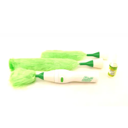 Щетка вращающаяся для удаления пыли Go Duster, электрощетка антипыль, метелка для профессиональной уборки - фото 2