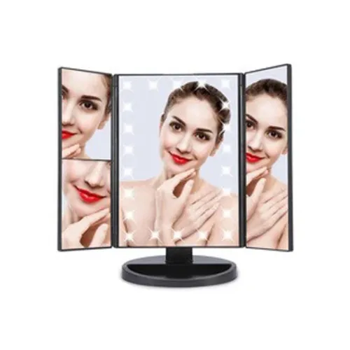 Зеркало с подсветкой MAGIC MAKEUP MIRROR тройное 22 LED - фото 4