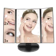 Зеркало с подсветкой MAGIC MAKEUP MIRROR тройное 22 LED