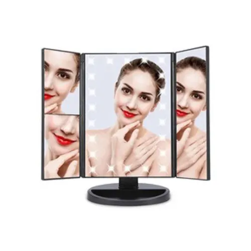 Зеркало с подсветкой MAGIC MAKEUP MIRROR тройное 22 LED - фото 4